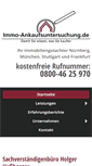 Mobile Screenshot of immo-ankaufsuntersuchung.de